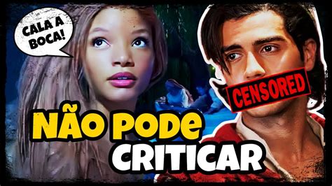 ATOR É MUITO CRITICADO APÓS DAR OPINIÃO SOBRE A PEQUENA SEREIA YouTube