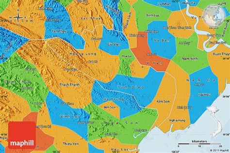 Political Map of Ninh Binh