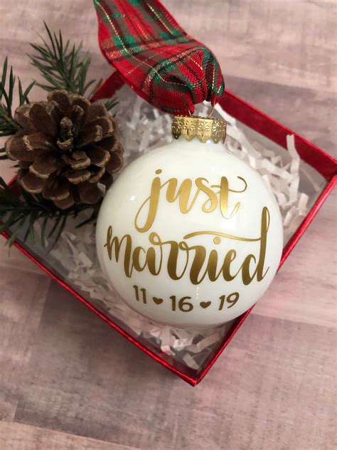 Wedding Ornament Wedding Ornament Personalized Wedding Etsy