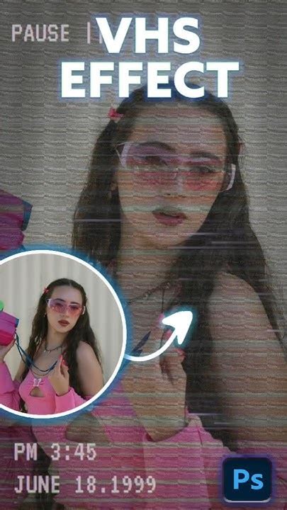 Photoshop Vhs Effect Like Tutorial Photoshoptutorial Graphicdesign