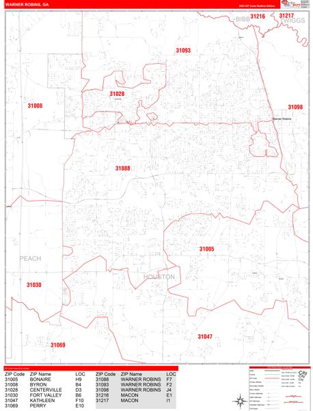 Maps Of Warner Robins Georgia Marketmaps