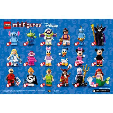 Lego Disney Minifigure Random Bag Set Instructions Brick Owl