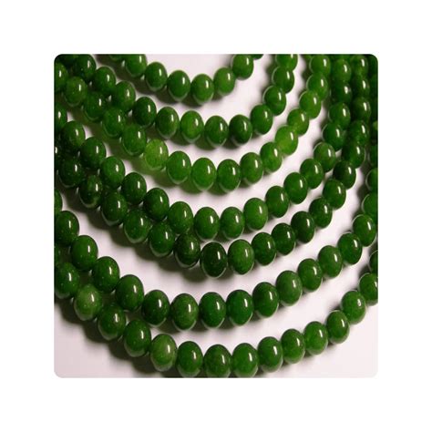 Nephrite Jade 6mm Gemstone Round Beads Strand 15 Inch Metaphysical Bead