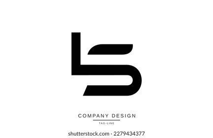 Sl Ls Abstract Letters Logo Monogram Stock Vector Royalty Free