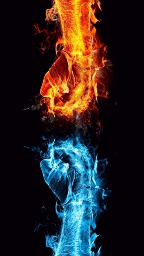 Blue Flame Skull Fire Fire Cool Skull Hd Wallpaper