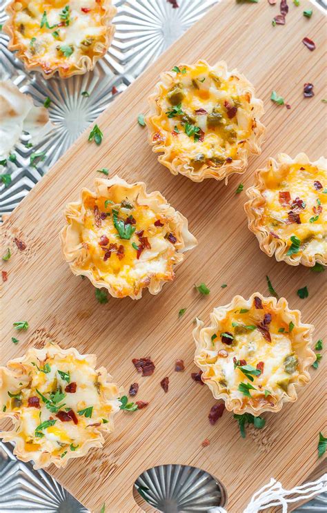 Baked Jalapeno Popper Phyllo Cups Peas And Crayons