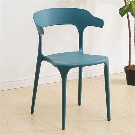 Hot Sale Colorful Classic Plastic Dining Room Chairs Stackable Large ...