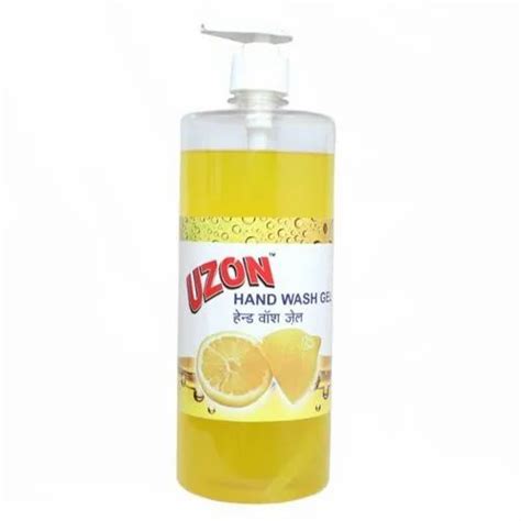 Uzon Lemon Hand Wash Liquid Gel Packaging Type Pump Bottle Packaging