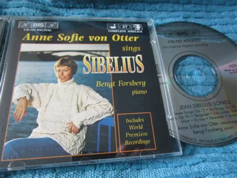 ANNE SOFIE VON Otter Sings Sibelius Songs Volume 3 Bengt Forsberg