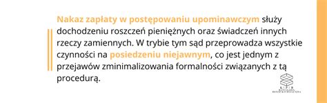 Nakaz zapłaty w postępowaniu upominawczym co oznacza KPR