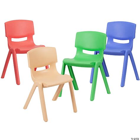 Emma Oliver 4 Pack Plastic Stackable K 2 School Chair With 1325h