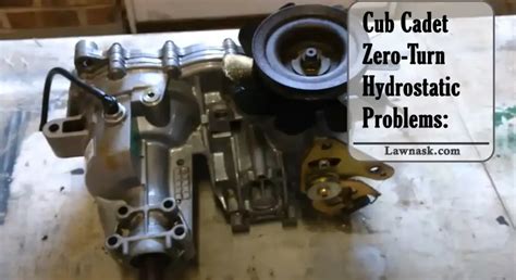 How To Troubleshoot Cub Cadet Zero Turn Hydrostatic Problems Lawnask