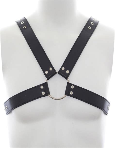 Best Choice With Lovers Super Hot Pu Leather Chest Strap On Harness Belt Mens