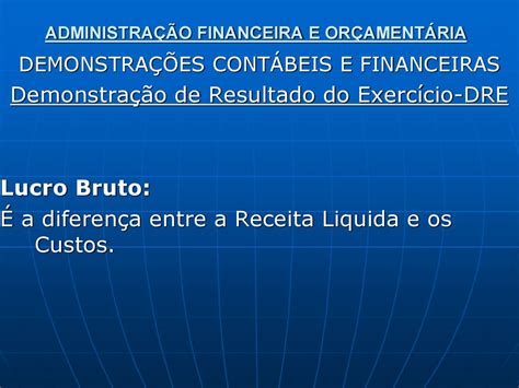 AdministraÇÃo Financeira E OrÇamentÁria Ppt Carregar