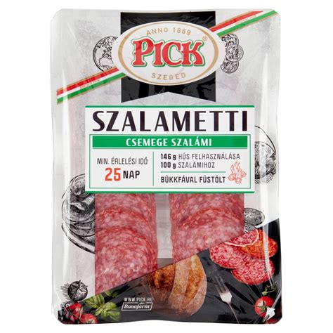 Pick Szalametti Szeletelt Csemege Szal Mi G Shoppy Hu