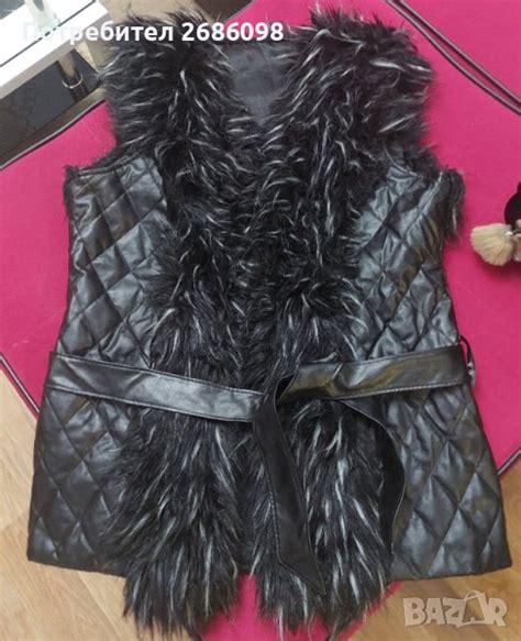 Кожен елек със пух в Елеци в гр. Пловдив - ID39249485 — Bazar.bg
