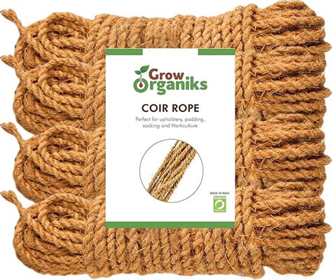 Amazon Grow Organiks Natural Coconut Coir Fibre Rope Coir Twine