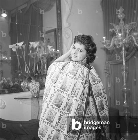 Image Of Rossana Podesta Posing Italy 1957 B W Photo