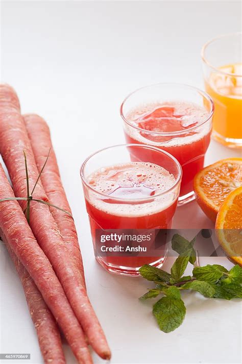 Red Carrot Juice High Res Stock Photo Getty Images