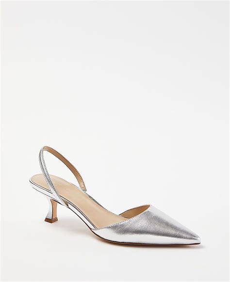 Silver Pumps Outfit Silver Pumps Heels Silver Kitten Heels Gold