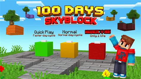 100 Days Skyblock By Razzleberries Minecraft Marketplace Map