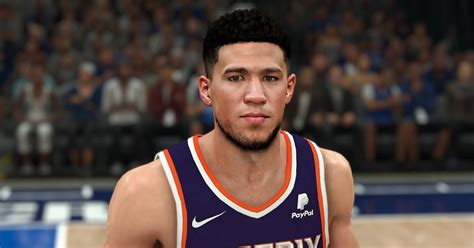 Devin Booker Cyberface Hair And Body Model Playoffs Version By