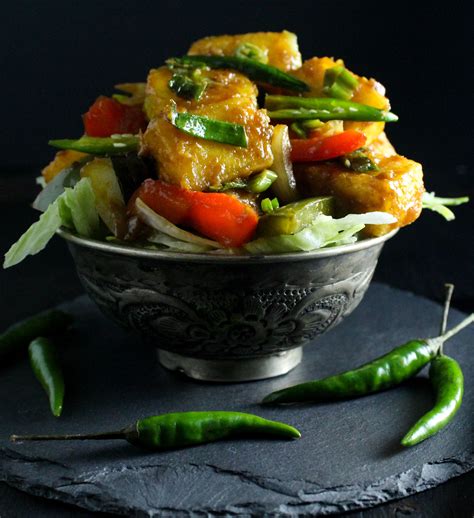 Chilli Paneer Recipe Indian Food Recipes Vegetarian Chilli Paneer