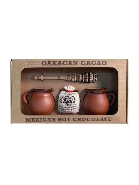 Villa Real Mexican Hot Chocolate Gift Set Tahona Mercado