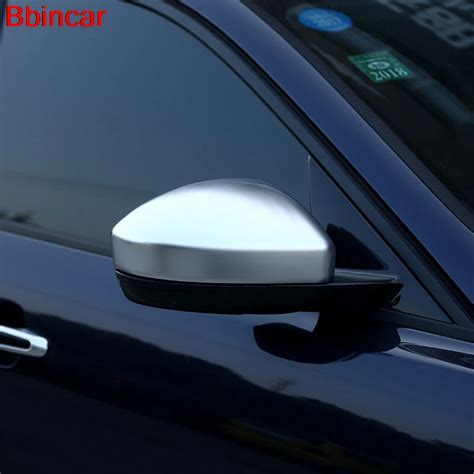 Bbincar Exterior Car Styling Abs Chrome Side Rearview Mirror Cover Trim 2pcs For Jaguar F Pace F