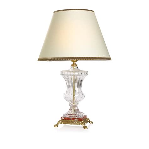 Lampada Da Tavolo S Ver Lumis Srl In Ottone In Cristallo