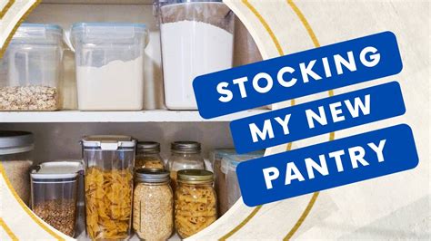 How To Stock Your Pantry From Scratch Youtube