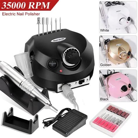 35000 RPM Electric Nail Drill Machine Mill Cutter Sets For Manicure