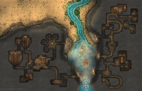 DoIP Map | High-Detail Gnomengarde [62 x 41] : r/battlemaps