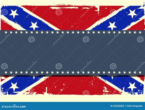 Fondo De La Bandera De La Confederaci N Stock De Ilustraci N