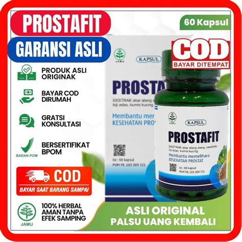 Jual 𝗔𝗚𝗘𝗡 𝗥𝗘𝗦𝗠𝗜 𝗣𝗥𝗢𝗦𝗧𝗔𝗙𝗜𝗧 𝗞𝗔𝗣𝗦𝗨𝗟 𝗣𝗥𝗢𝗦𝗧𝗔𝗙𝗜𝗧 Isi 60 Prostafit Kapsul Prostat Obat Herbal Untuk