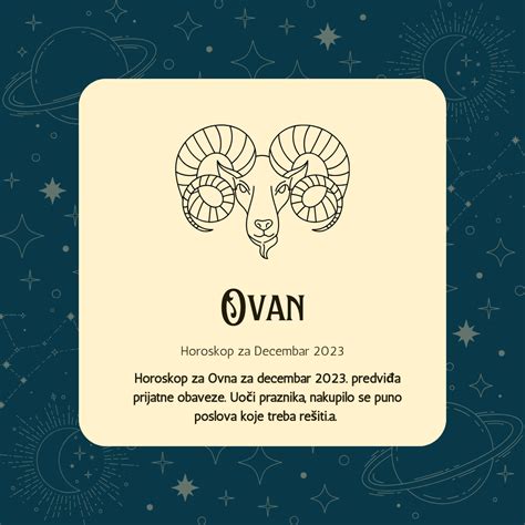 Ovan Horoskop Za Decembar Astro Spice