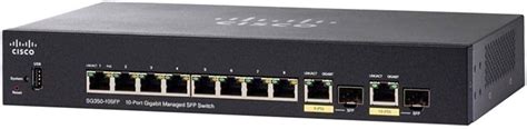 Cisco 10 Port Gigabit Managed Sfp Switch Sg350 10sfp K9 Na