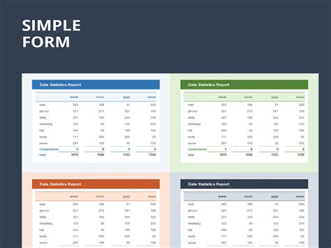 Excel Of Simple Data Statisticsxlsx Wps Free Templates