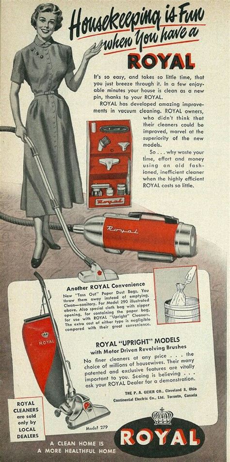 Royal Vacuum 1949 Vintage Advertisements Vintage Advertising Art