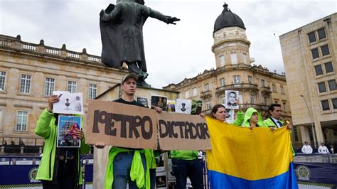 Colombia oposición protesta contra la gestión de Petro Proceso