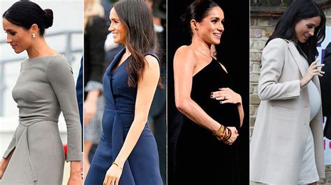 See How Meghan Markle S Baby Bump Has Grown Since Her Pregnancy