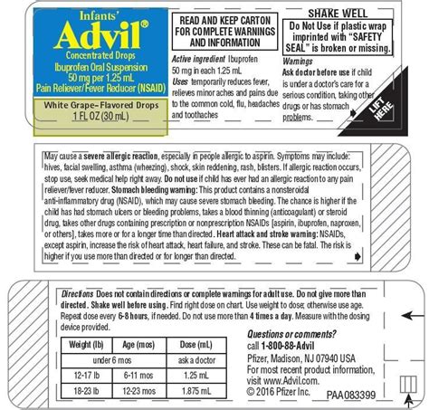 Pediatric Advil Dose By Weight | Blog Dandk