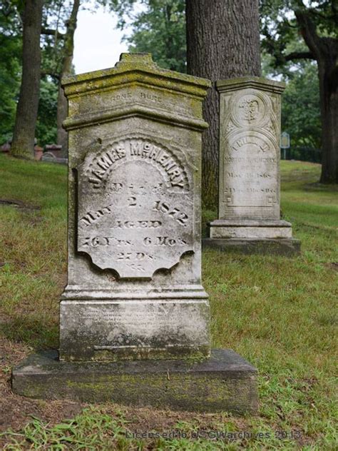 Franklin Cemetery Headstones Southfield Township Oakland County Michigan