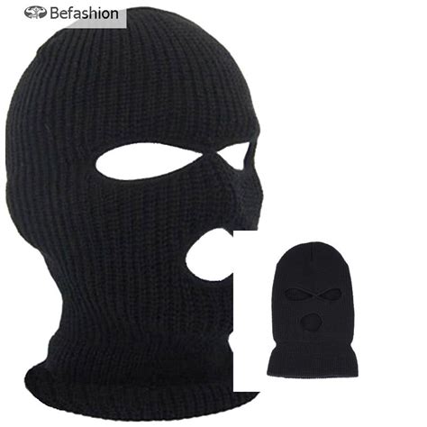 Bf Outdoor Balaclavas Full Face Cover Mask Robber Cool Knitted Beanies