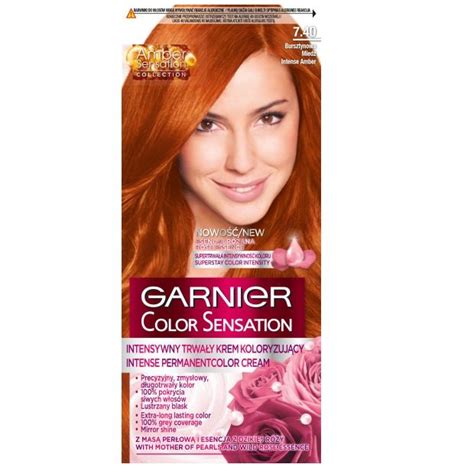 Garnier Color Sensation Krem koloryzujący do włosów 7 40 Bursztynowa