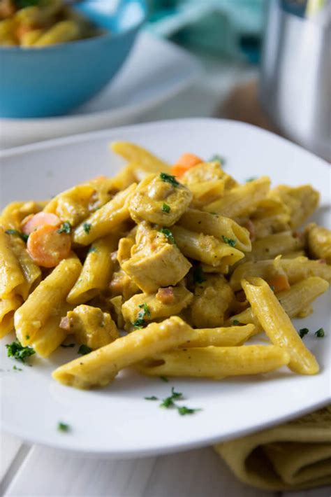 Einfach And Genial Cremige Chicken Curry One Pot Pasta