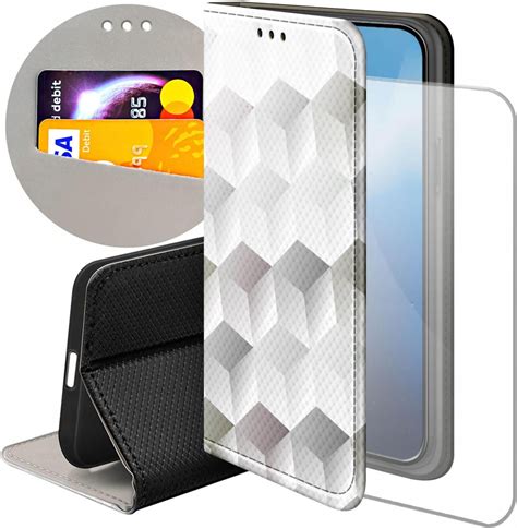 Hello Case Etui Z Klapką Do Samsung Galaxy S20 3D Geometryczne Iluzja