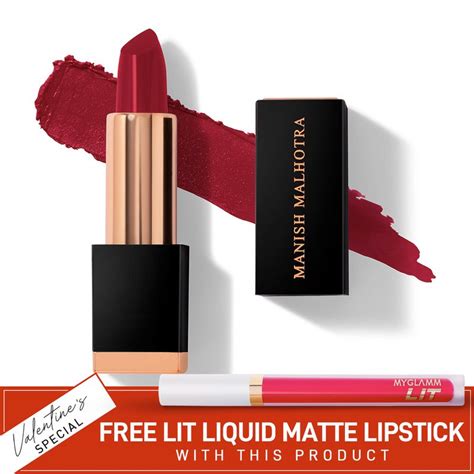 Manish Malhotra Soft Matte Lipstick Buy Red Wine Matte Lipstick Shade