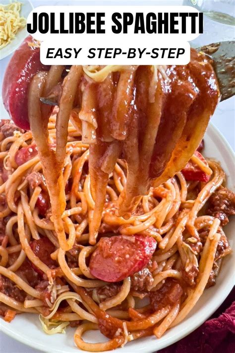 Jollibee Spaghetti Artofit