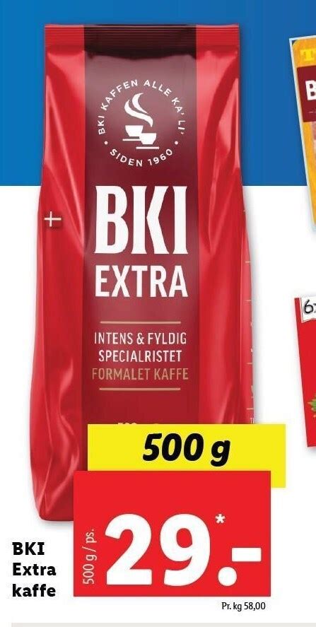 Bki Extra Kaffe Tilbud Hos Lidl